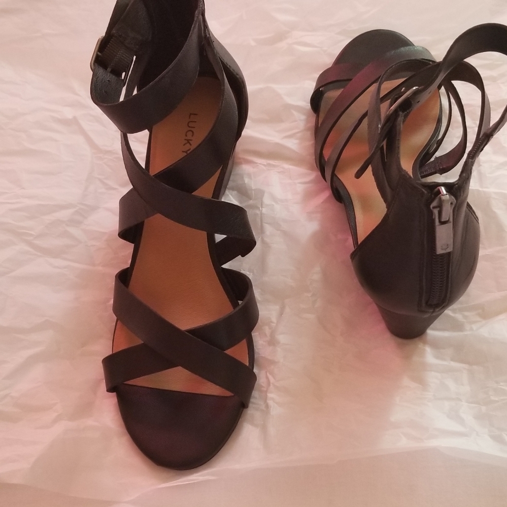 Lucky brand JINELA WEDGE SANDAL - Picture 3 of 6